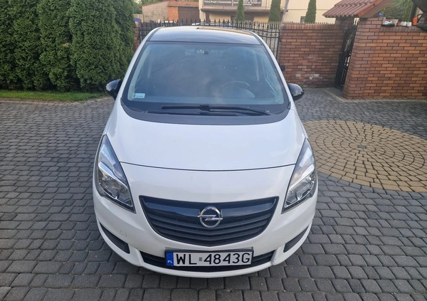 Opel Meriva cena 32600 przebieg: 149600, rok produkcji 2014 z Darłowo małe 79